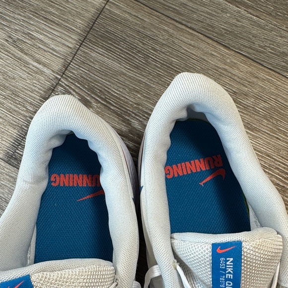 Nike Men's White and Blue Athletic Shoes size 13 (j191) - Picture 5 of 10